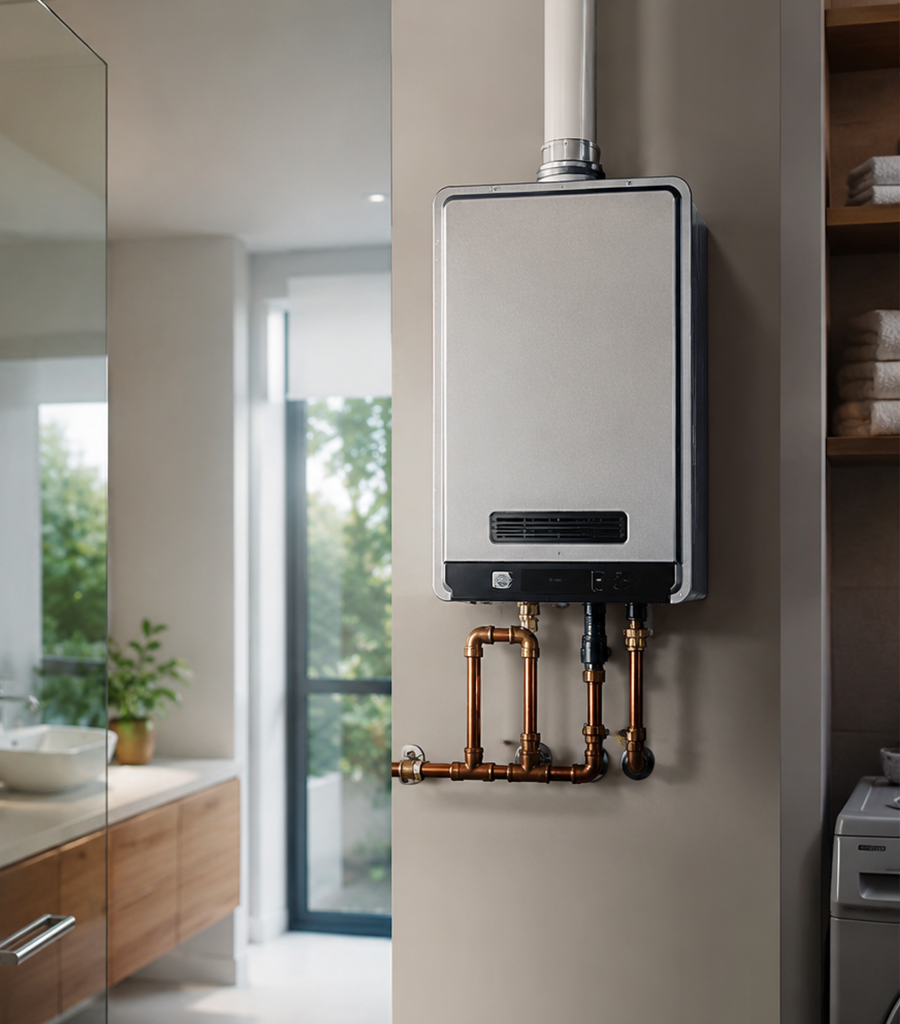 Tankless hot water system